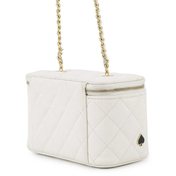 CHANEL Vanity ChainShoulder Bag Calfskin White - Picture 3 of 16